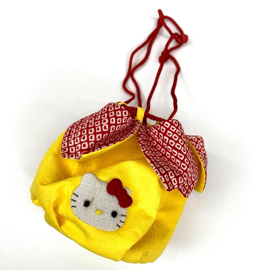 【着物と帯 時流】O24-55s◇七五三 ３才女の子着物&作り帯.草履.巾着6点