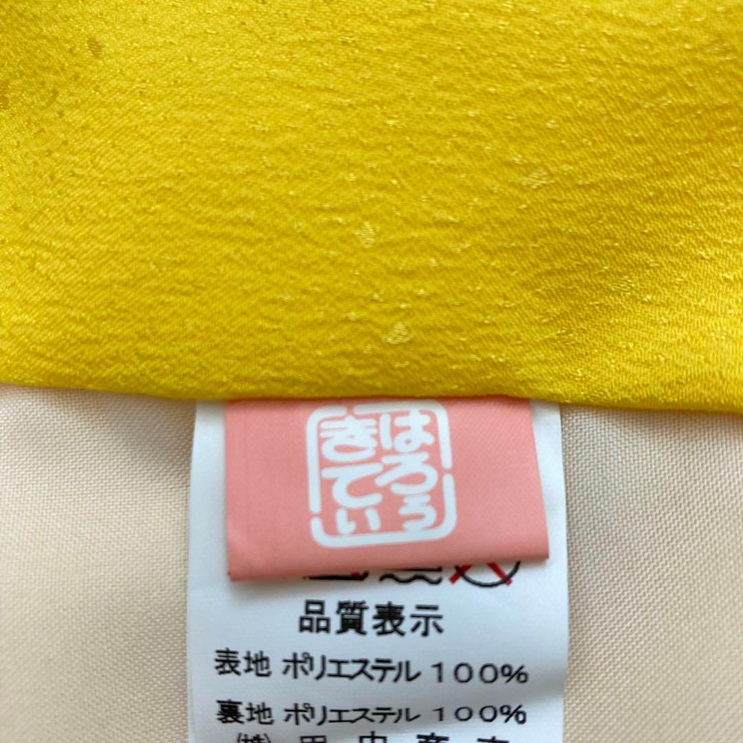 【着物と帯 時流】O24-55s◇七五三 ３才女の子着物&作り帯.草履.巾着6点