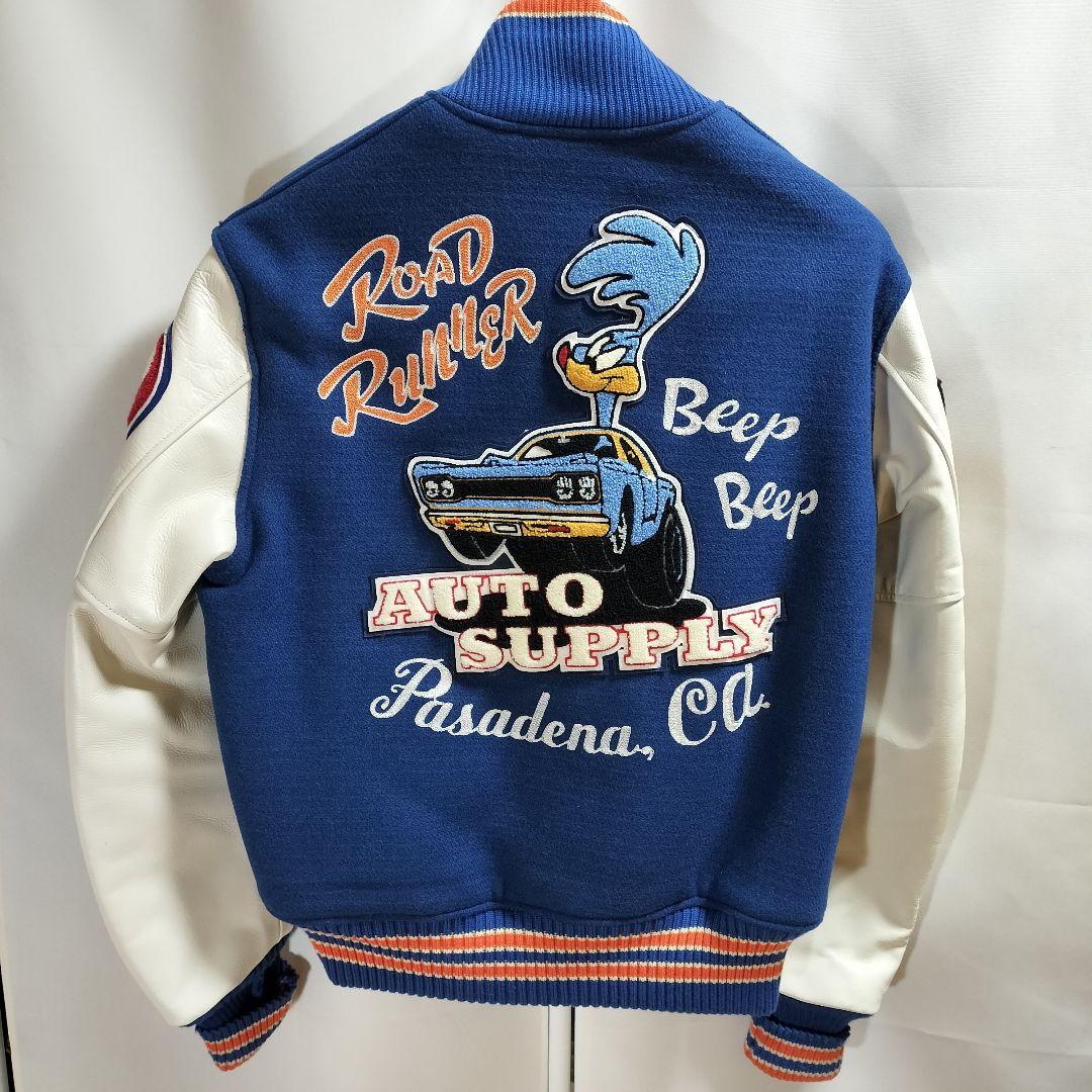 t*n様 Whitesville 東洋 スタジャン 40 ネイビー ロードランナ