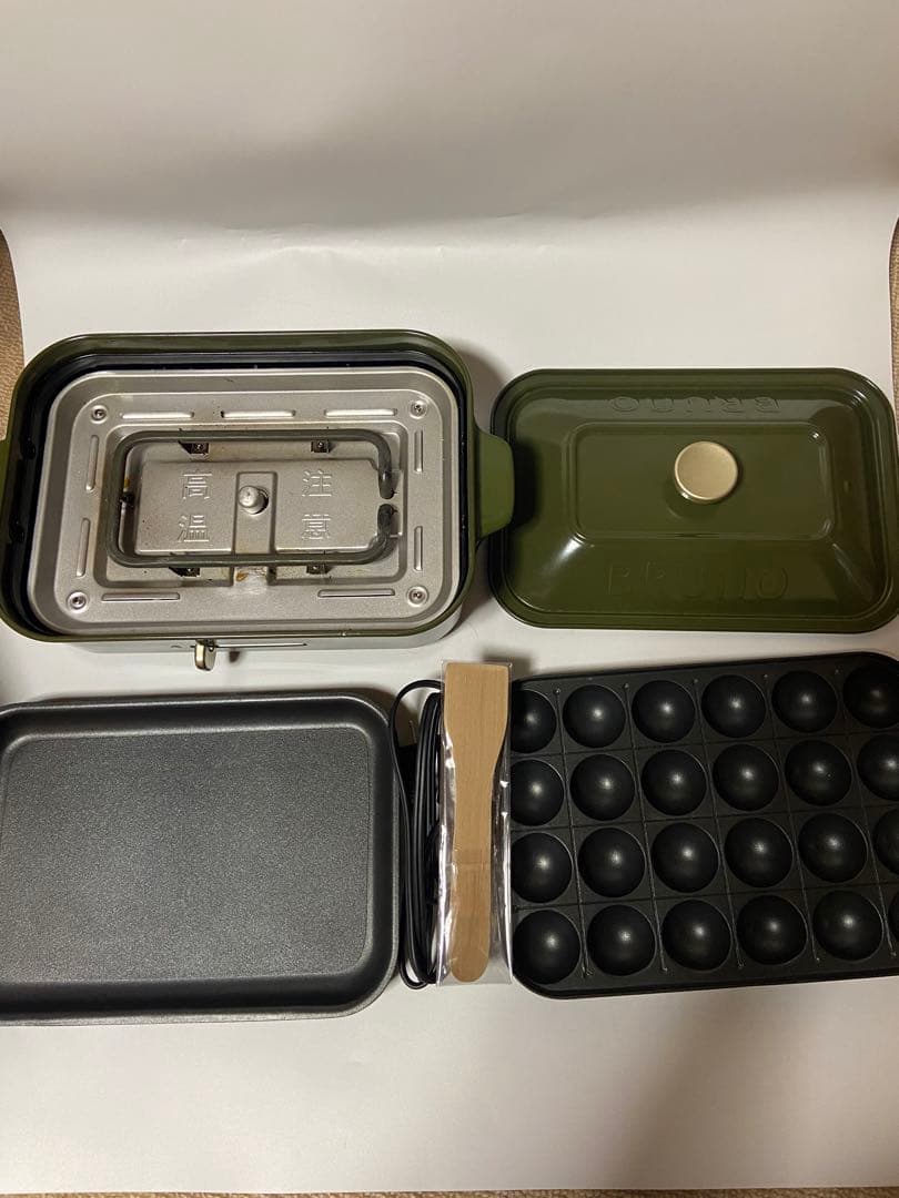 【廃盤・送料込み】BRUNOブルーノたこ焼きホットプレートBOE021-MSGR