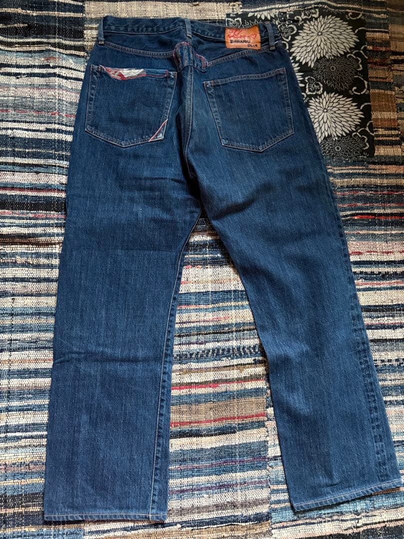 kapital キャピタル　初期　パッチワークデザイン ダークデニム　34インチ