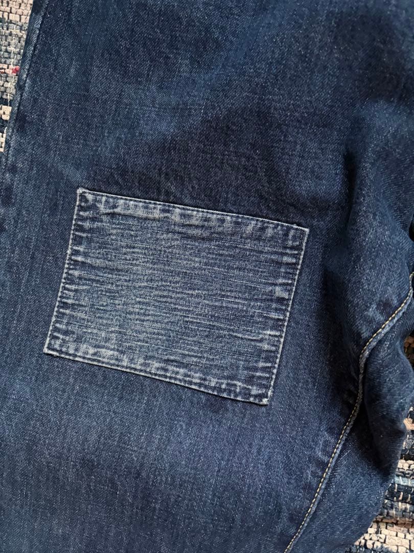 kapital キャピタル　初期　パッチワークデザイン ダークデニム　34インチ