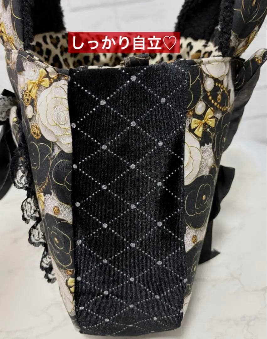 カ*ミ様 コヤンイサムチョン♡BIG黒猫ちゃん♡BIGラウンドトートバッグ