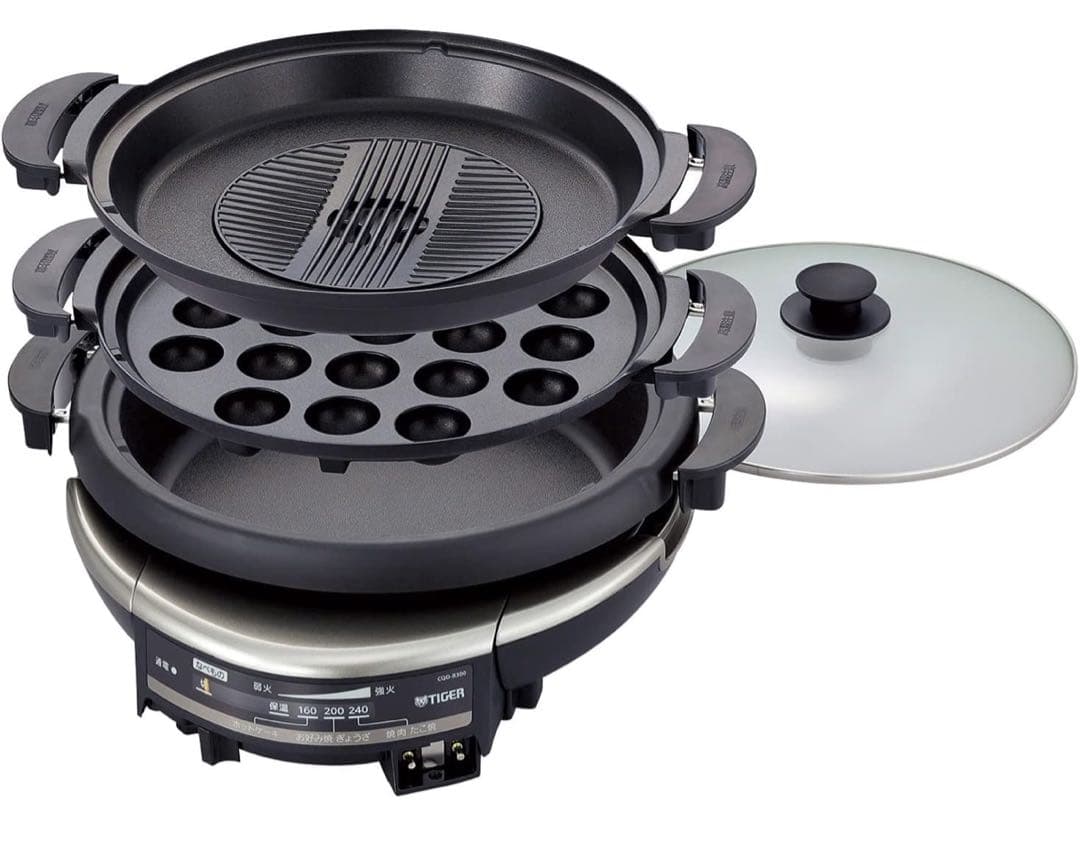 （ほぼ未使用の美品）Tiger グリル鍋