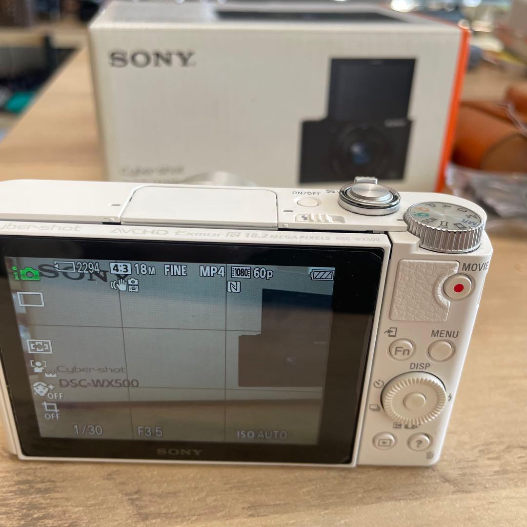 SONY Cyber-shot DSC-WX500 ホワイト ケース付き