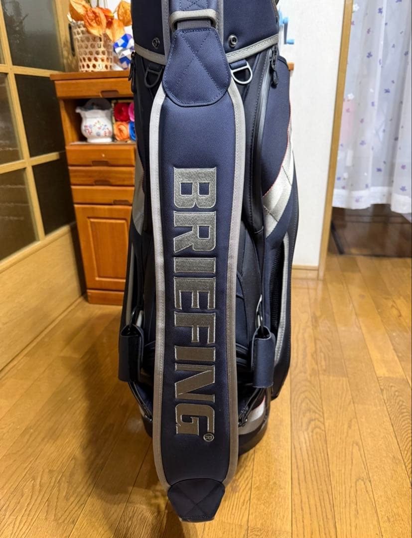 ノ*ガ様 ブリーフィング BRIEFING キャディバッグ CR-3 03　ネイ