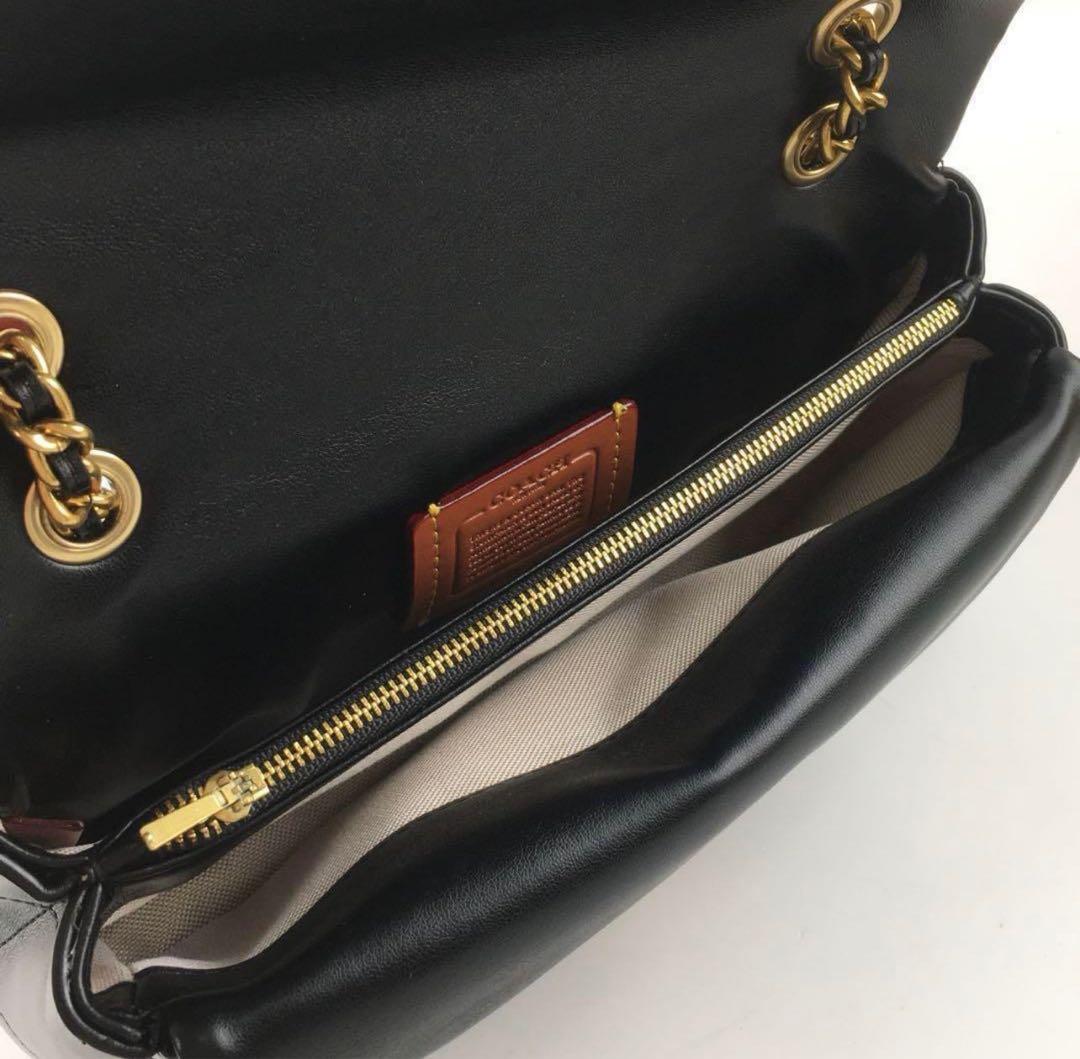 【新品】COACH タビー ショルダー バッグ 26・キルティング　ゴールド