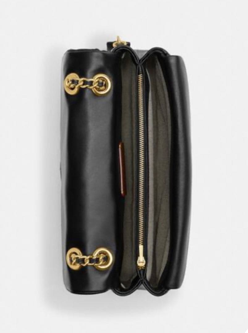 【新品】COACH タビー ショルダー バッグ 26・キルティング　ゴールド