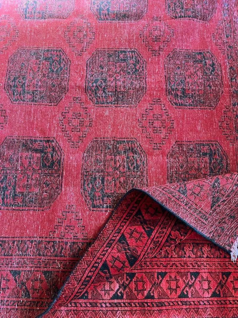 【オススメです】ヴィンデージ　ラグ　278×162cm