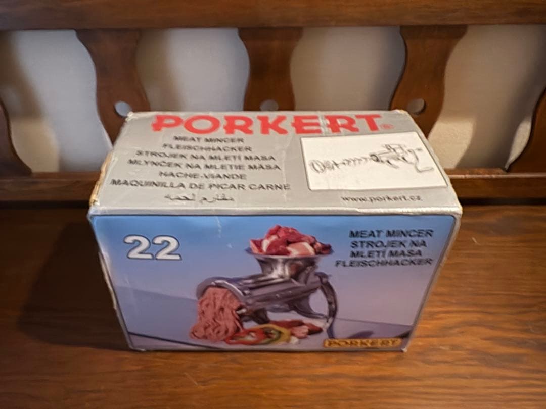Porkert ポーカート ミートミンサー　 手動据置型 No.22