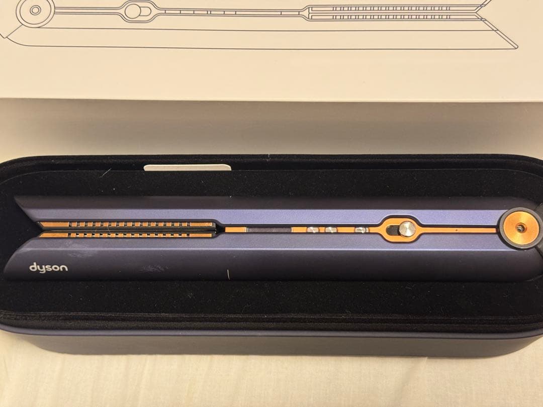 週末セール！Dyson Corrale ヘアアイロン　ダークブルー/コッパー