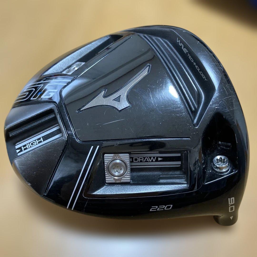 《低スピン》ミズノST-G220ドライバー　9.0° ヘッド＋純正ヘッドカバー