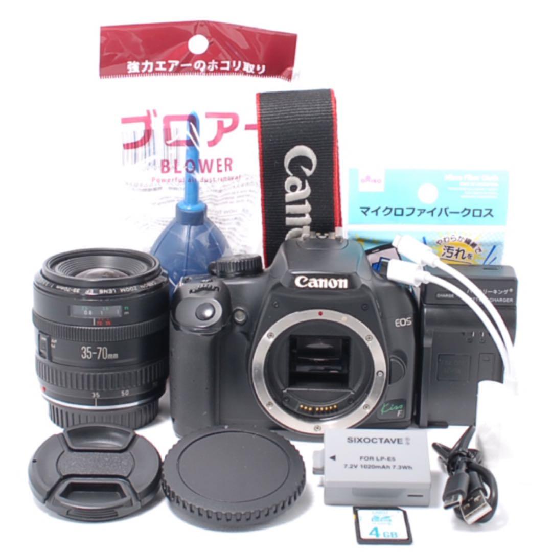 美品＆低ショット数✨Canon EOS Kiss F 標準レンズ付♪ スマホ転送