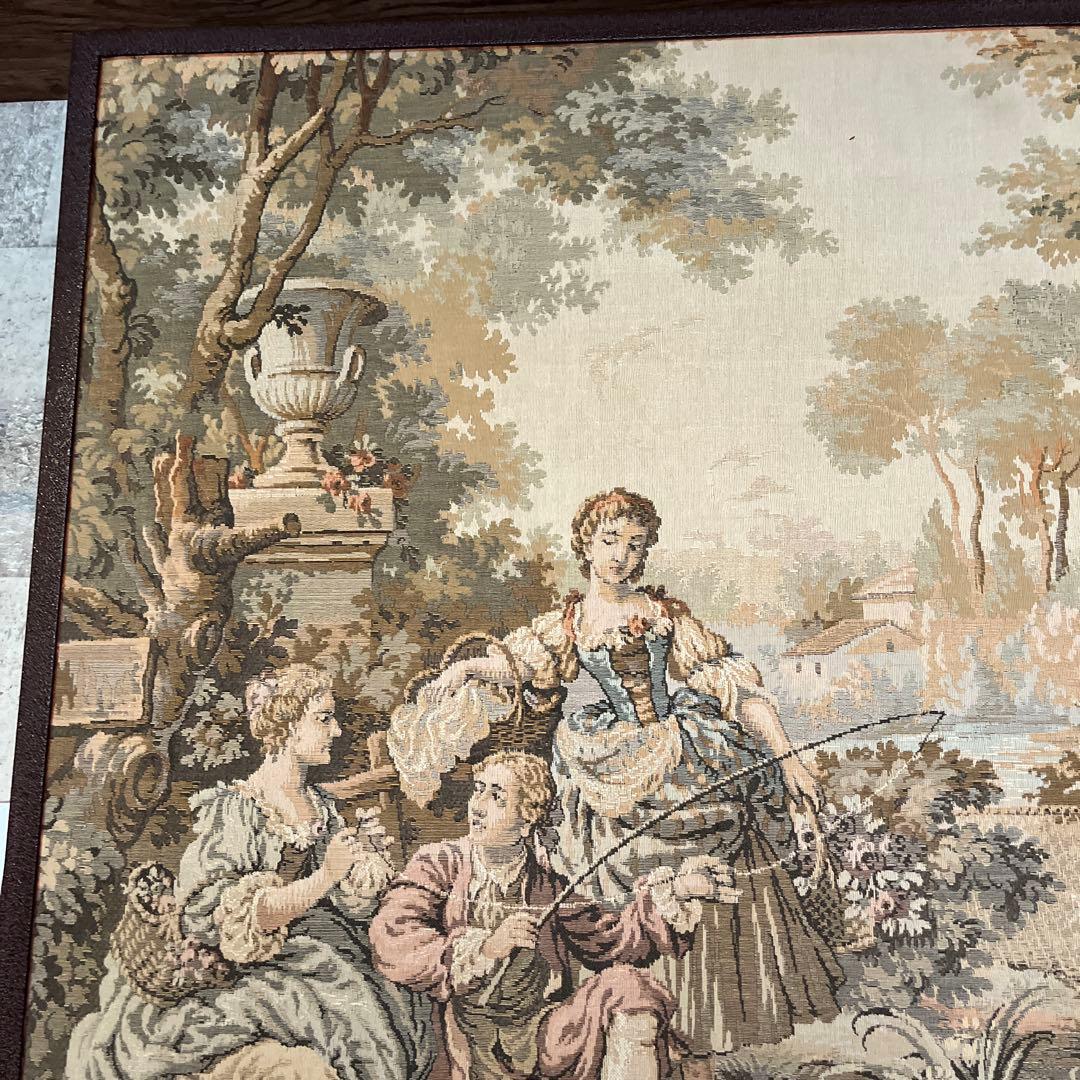 大型 バロックスタイル タペストリー 田園風景