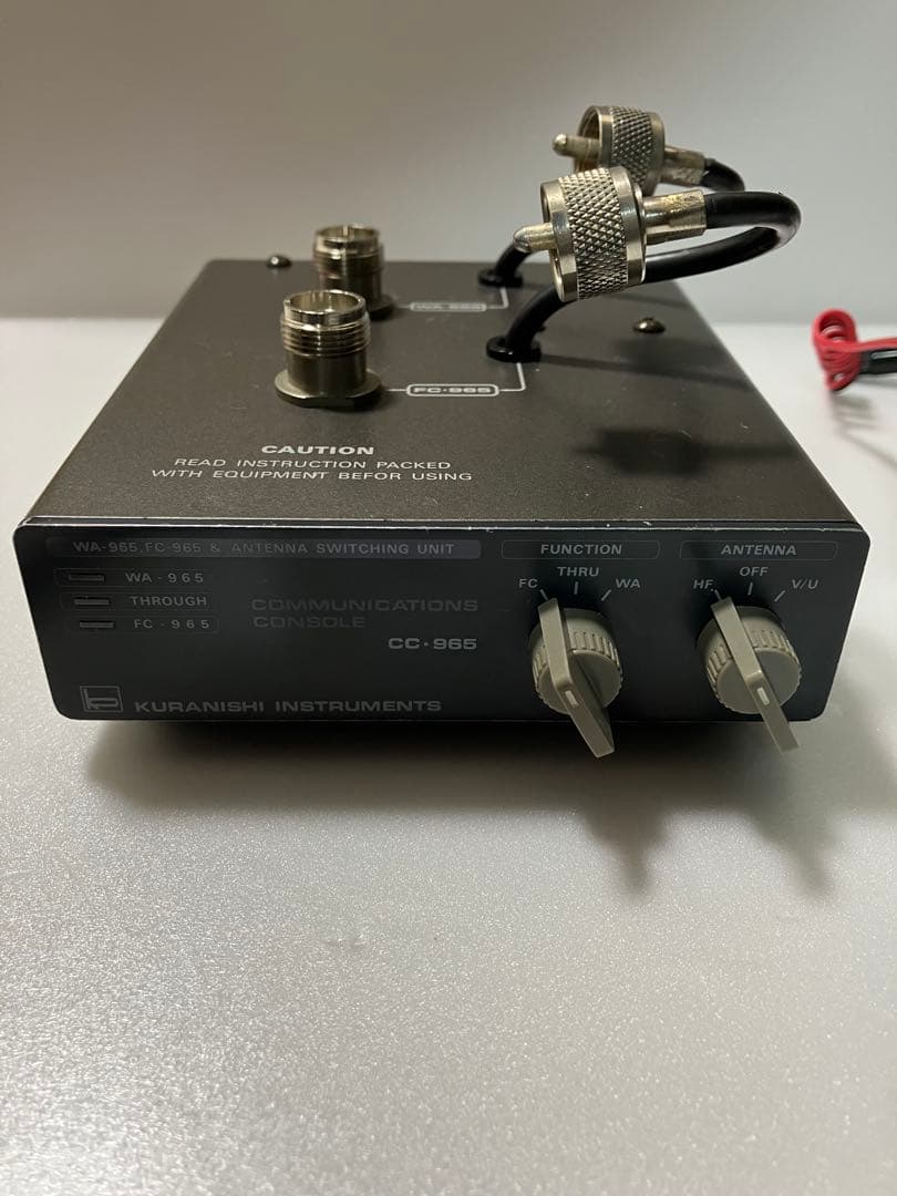 クラニシ FC-965 WA-965 CC-965 動作確認 セット