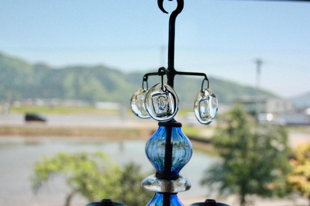 エリックホグラン キャンドルスタンド キャンドルホルダー プレート 吹きガラス