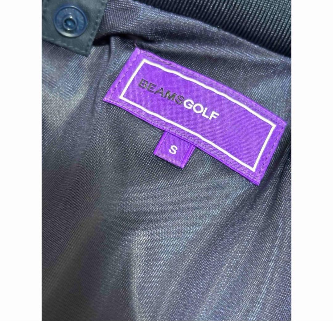 BEAMS GOLF メンズ ゴルフ ブルゾン ベスト S ネイビー