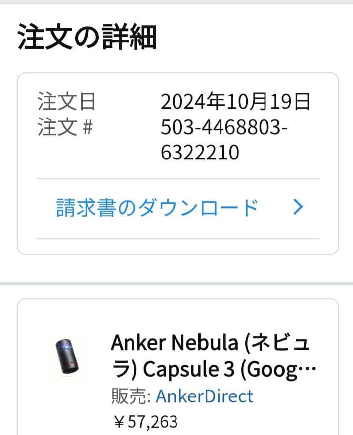 Anker Nebula Capsule 3 ✧ジンバルスタンド付き