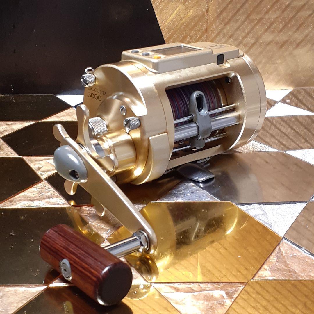 シマノ カルカッタ デジタナSLS 3000 船用 タイラバ ベイトリール 美品