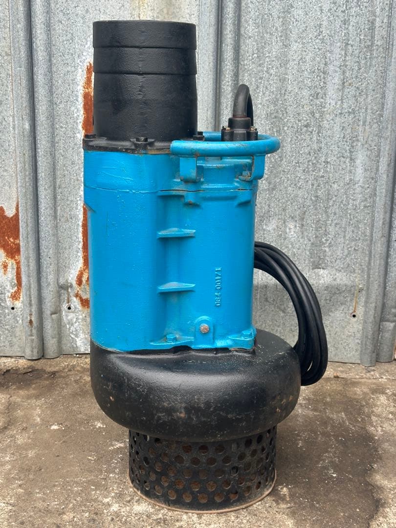 大3.ツルミ排水用水中ポンプKRS-85.5 三相200V 50Hz 5.5kW