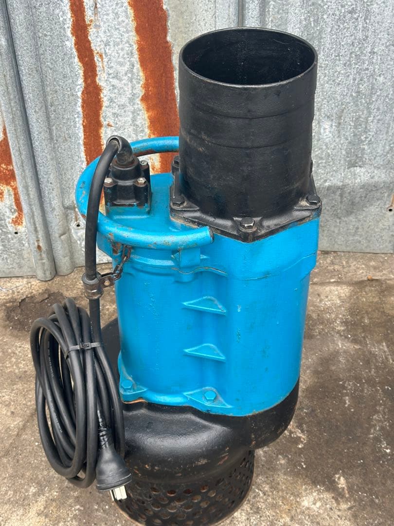 大3.ツルミ排水用水中ポンプKRS-85.5 三相200V 50Hz 5.5kW