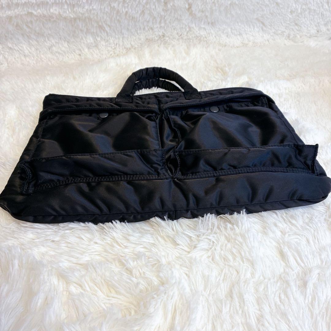 美品 ポーター タンカー ブリーフケース ビジネスバッグ A4 ブラック