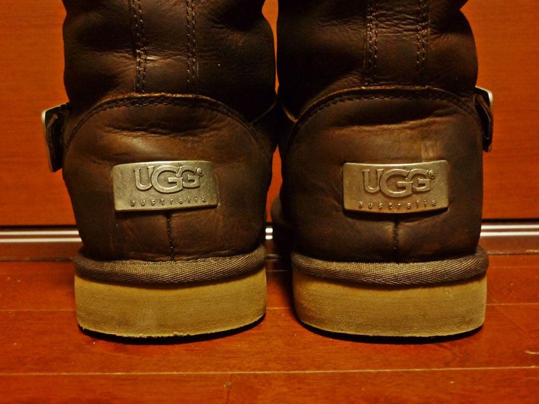 UGG★ケンジントン5678★ムートンエンジニアブーツ★ダークブラウン25cm