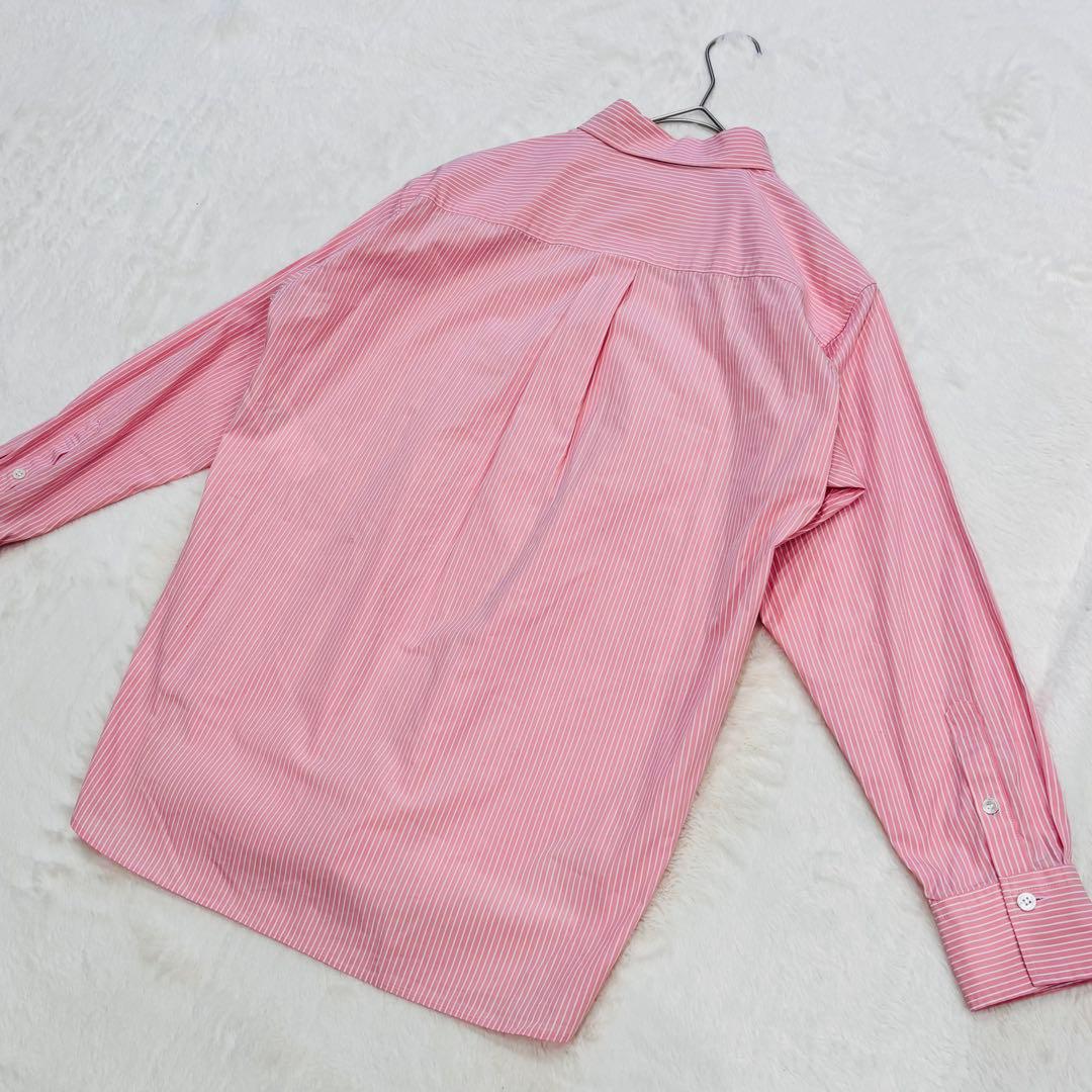 美品　23区 24SS CANCLINI シャツ ピンクストライプ　M