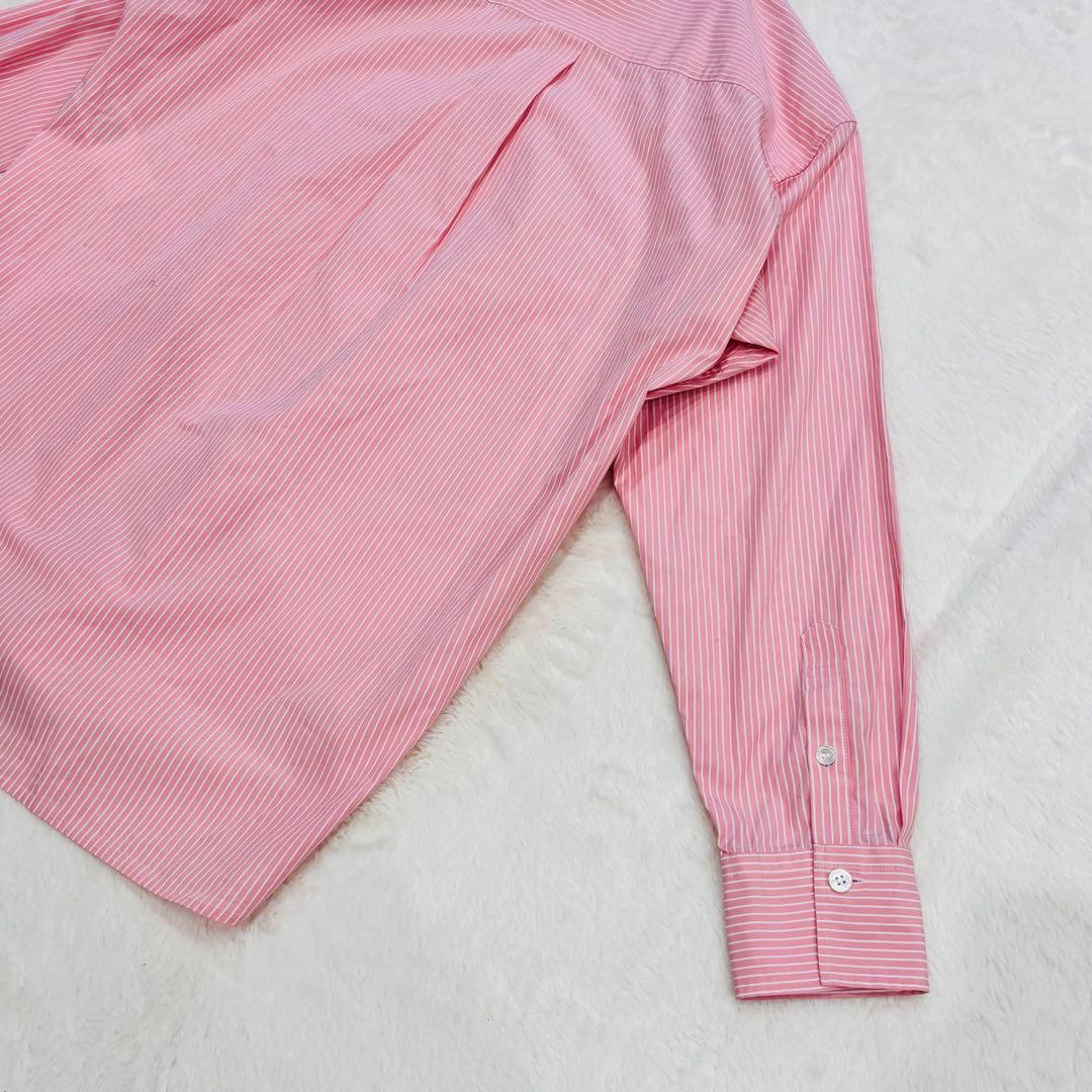 美品　23区 24SS CANCLINI シャツ ピンクストライプ　M