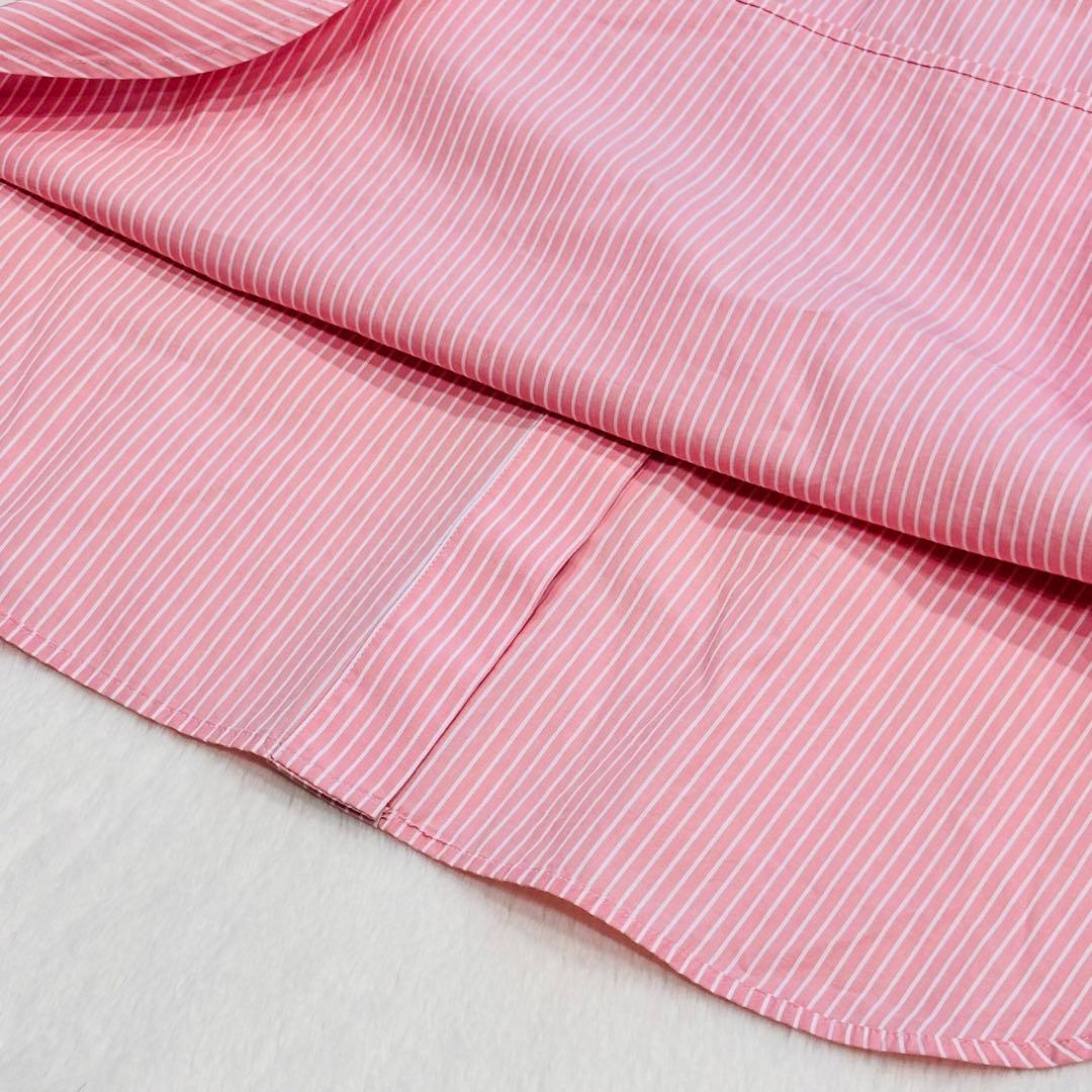 美品　23区 24SS CANCLINI シャツ ピンクストライプ　M