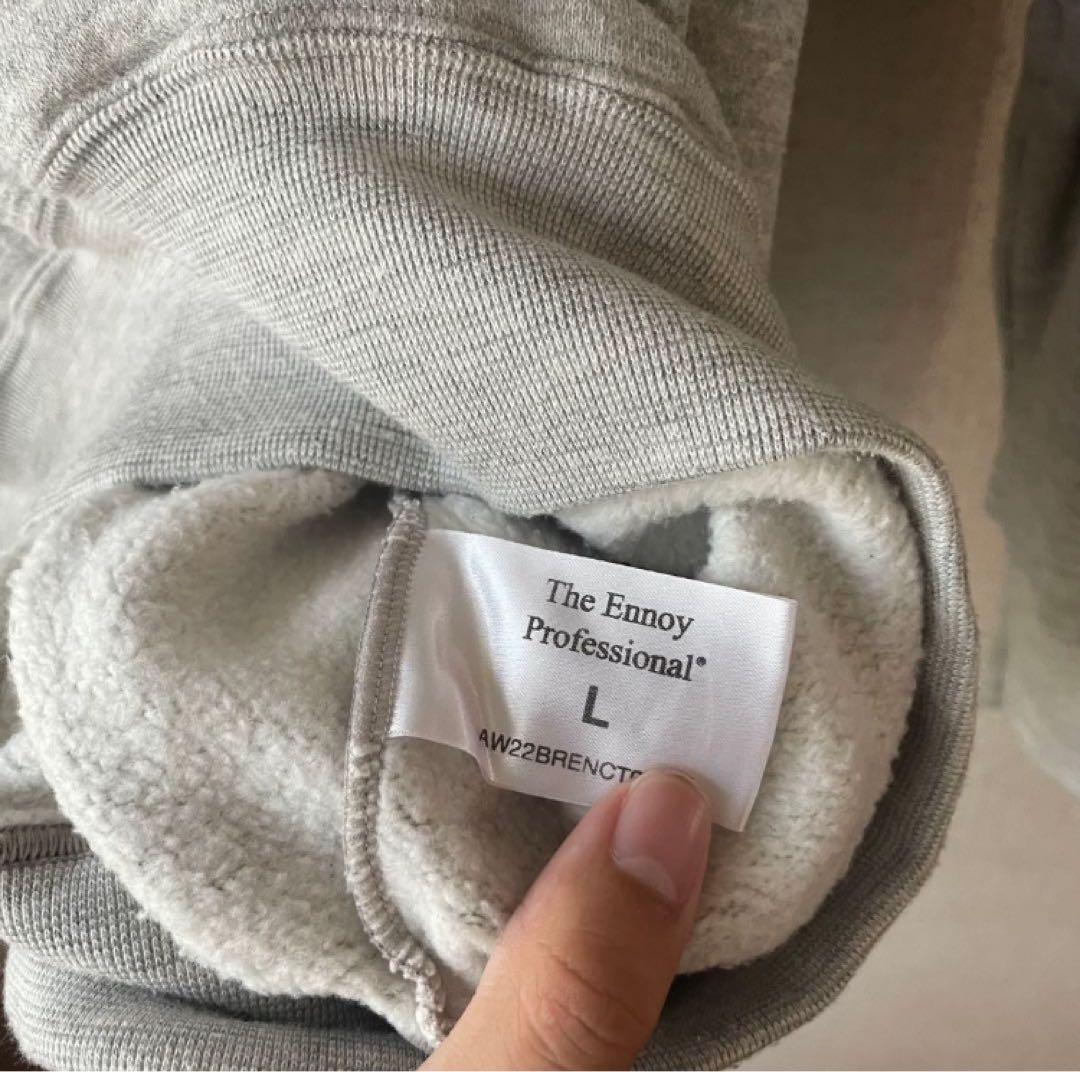 Ennoy エンノイ　グレー スウェット L