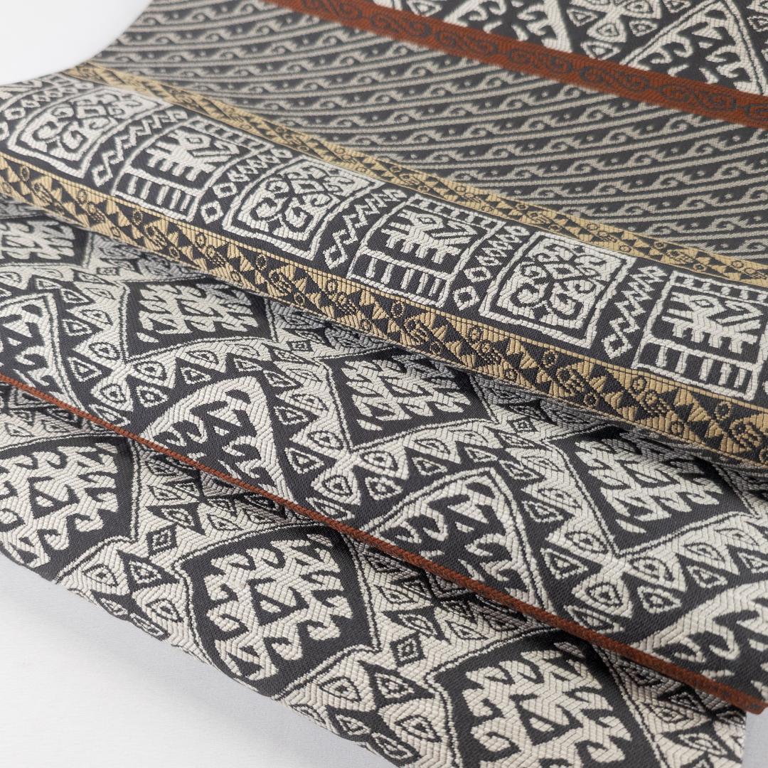 Morocco R7SK1383 袋帯 洒落袋帯 コプト 幾何文様 六通柄