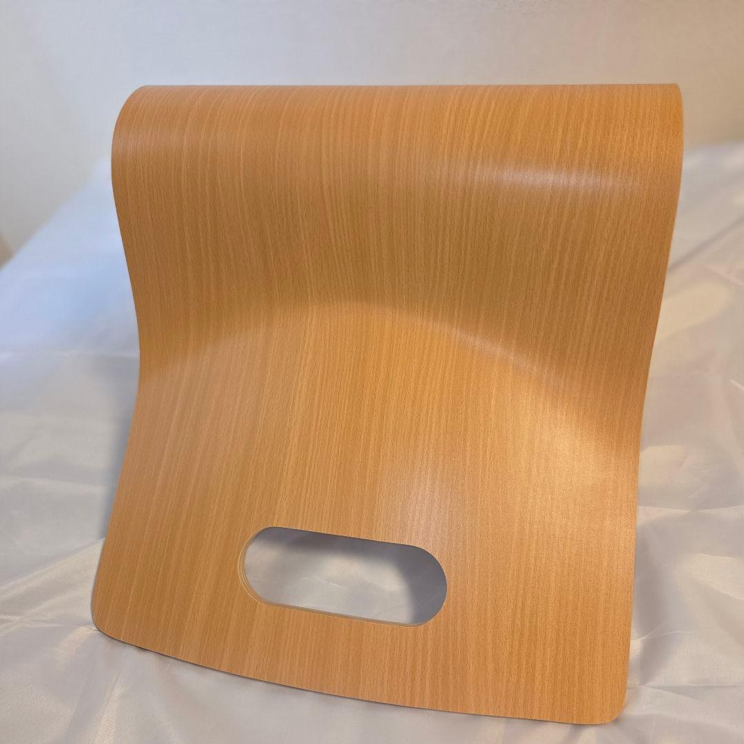 【美品】木製 座椅子 ４台まとめ売りセット 背もたれ付 和モダン ブラウン 茶色