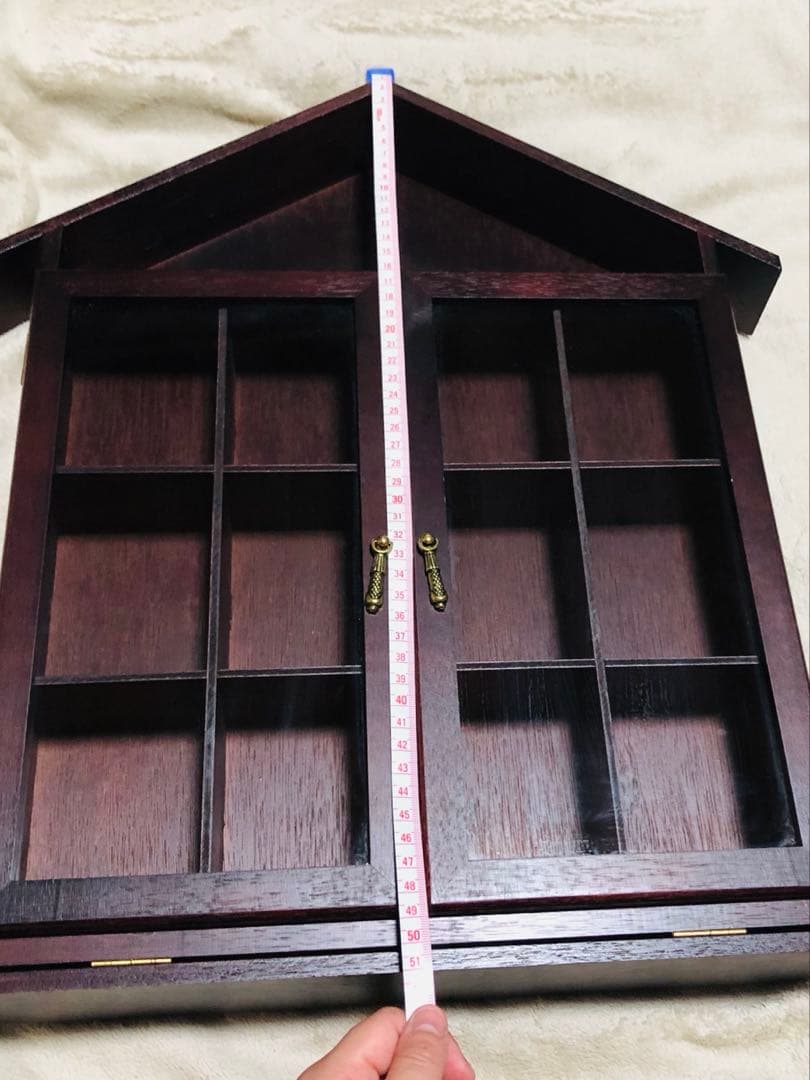 木製　インテリア　コレクションケース　飾り棚