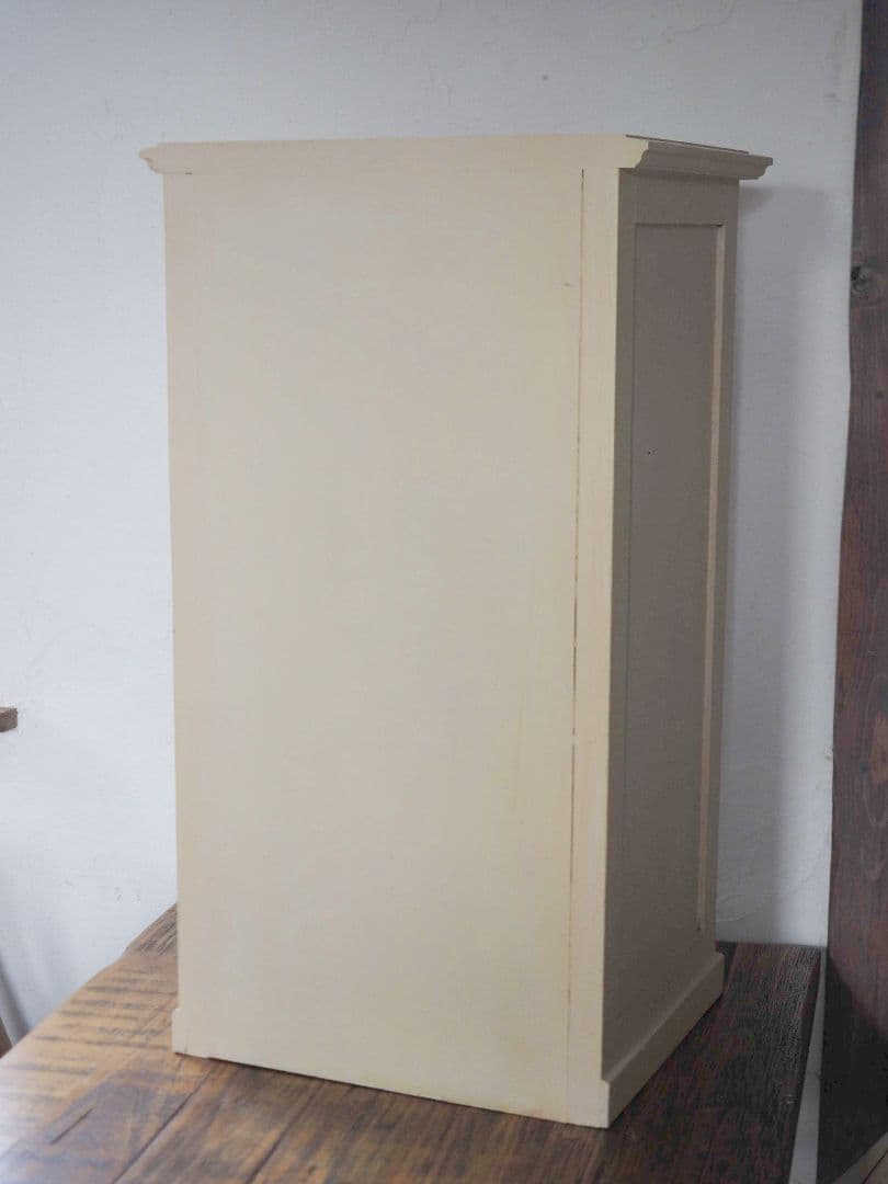 フランス　アンティーク　キャビネット　棚　シェルフ　シャビー　ウォールシェルフ