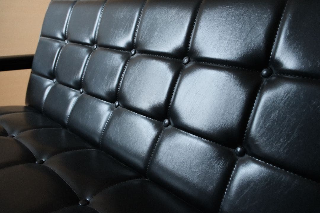 カリモク60 Ｋチェア ２シーター ブラックブラック