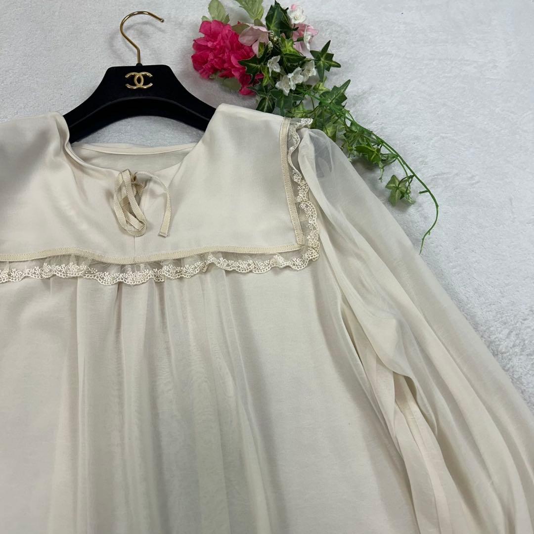 K688 新品未使用 2XL フランシュリッペ シアー ブラウス レディース