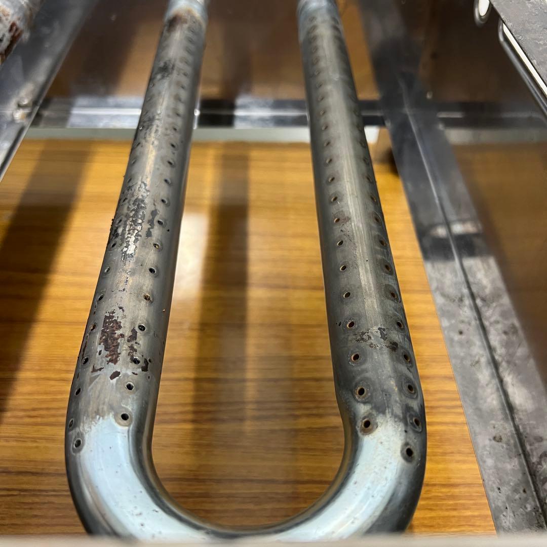 AKS たこ焼き機 3連銅板 プロパンガス用 LPガス 54個焼き