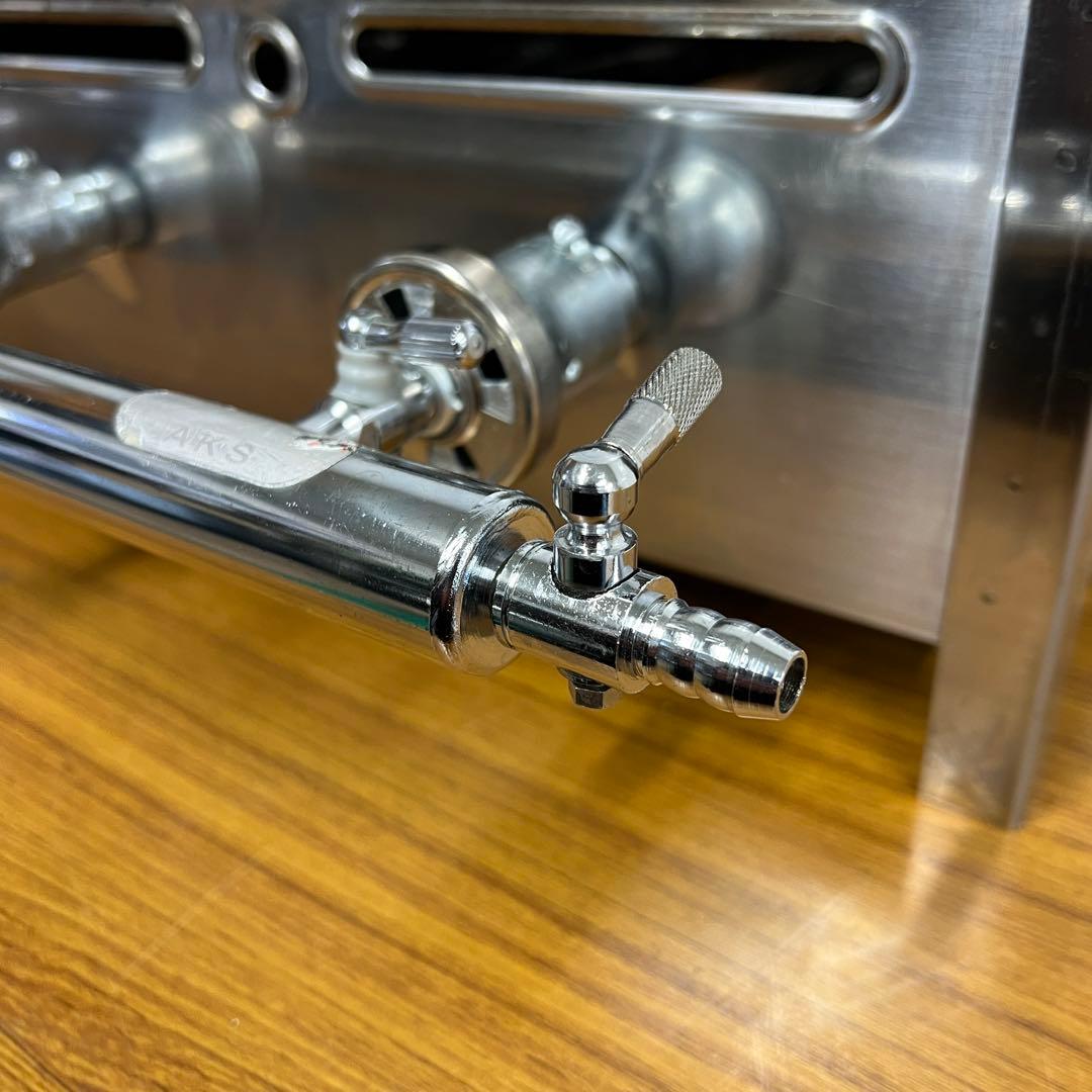 AKS たこ焼き機 3連銅板 プロパンガス用 LPガス 54個焼き