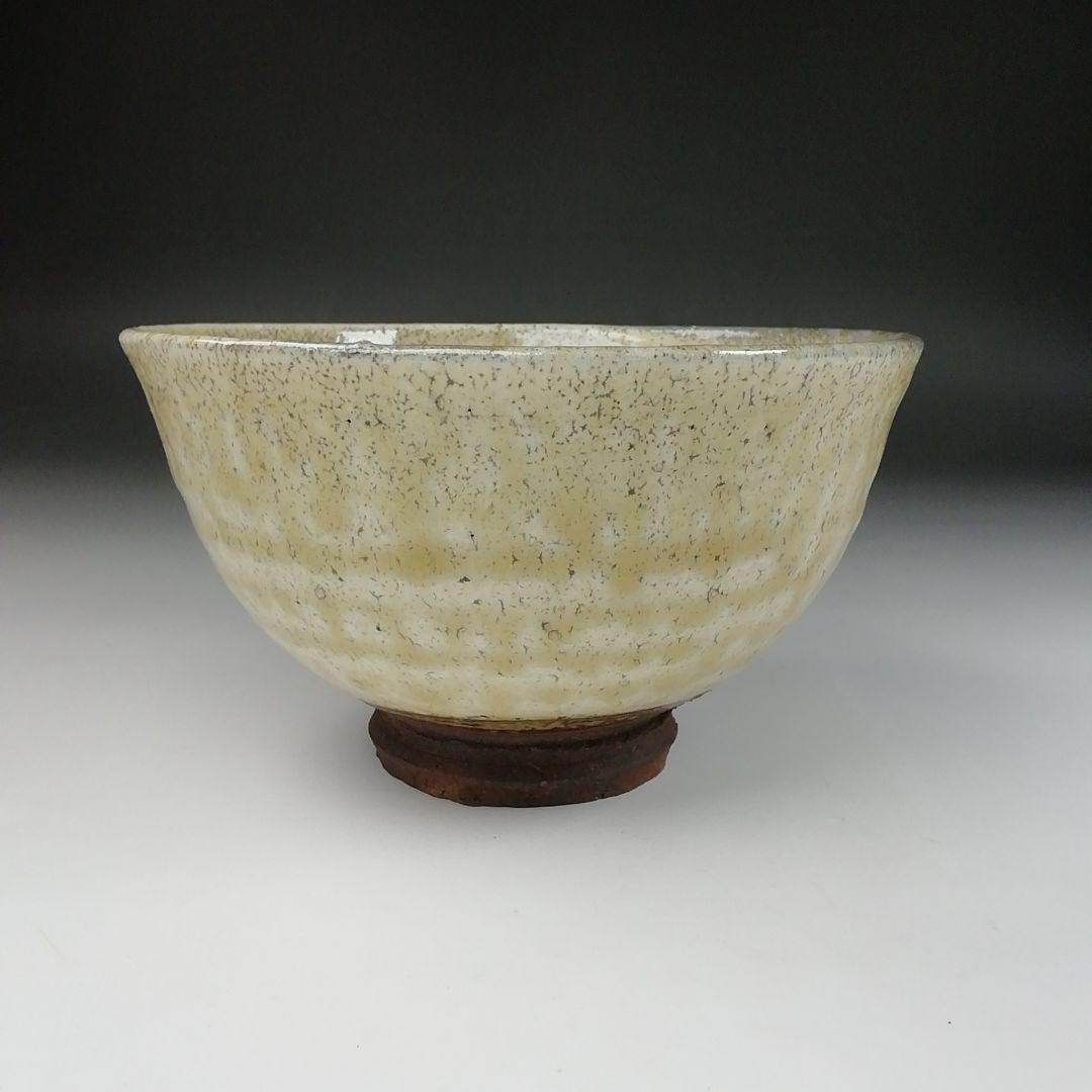 Ｔ８８　茶碗　『灰釉茶碗』『有岡保行作』　共箱　抹茶碗　茶道具