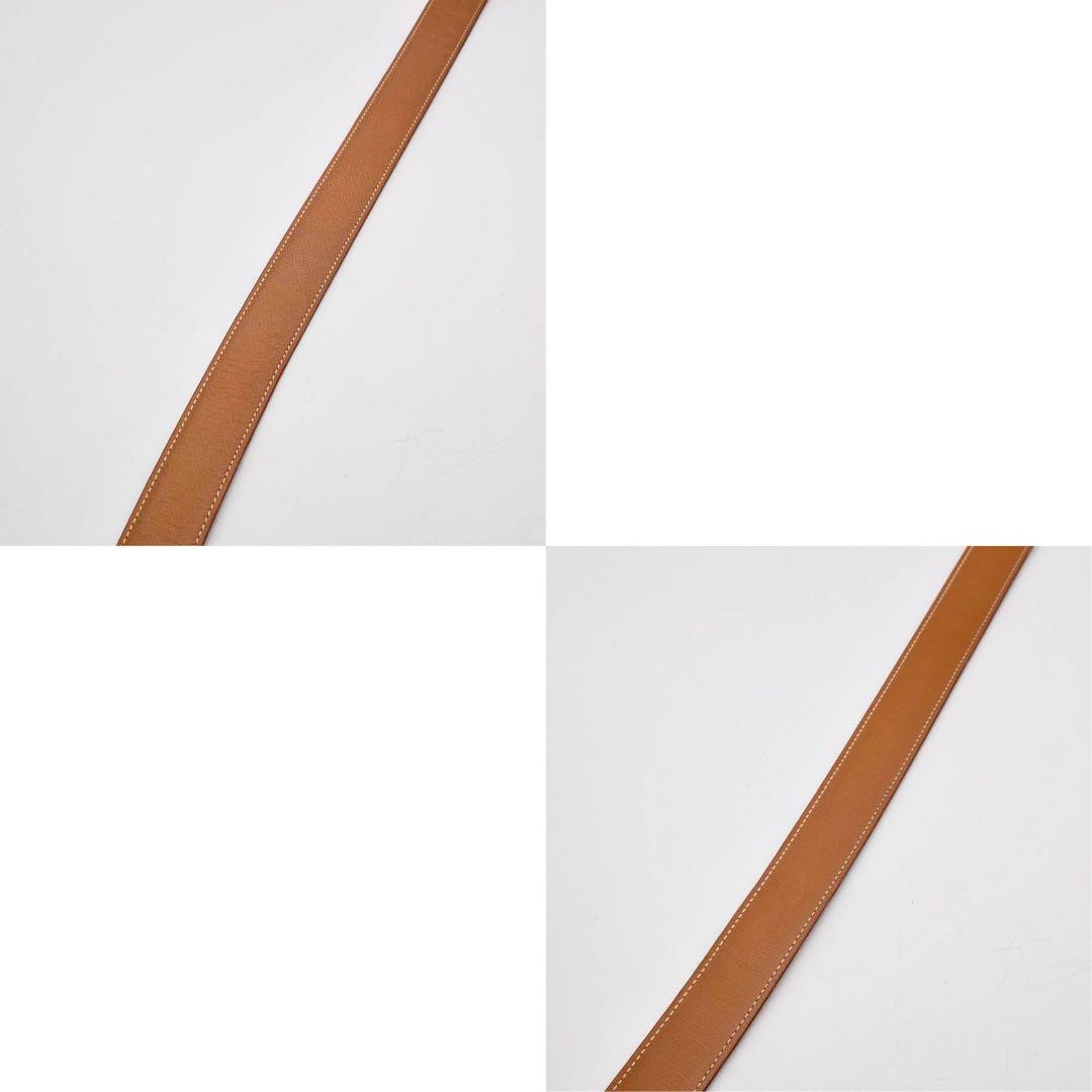 美品✨　エルメス　Hロゴ　コンスタンス　ベルト　ゴールド　キャメル　レザー