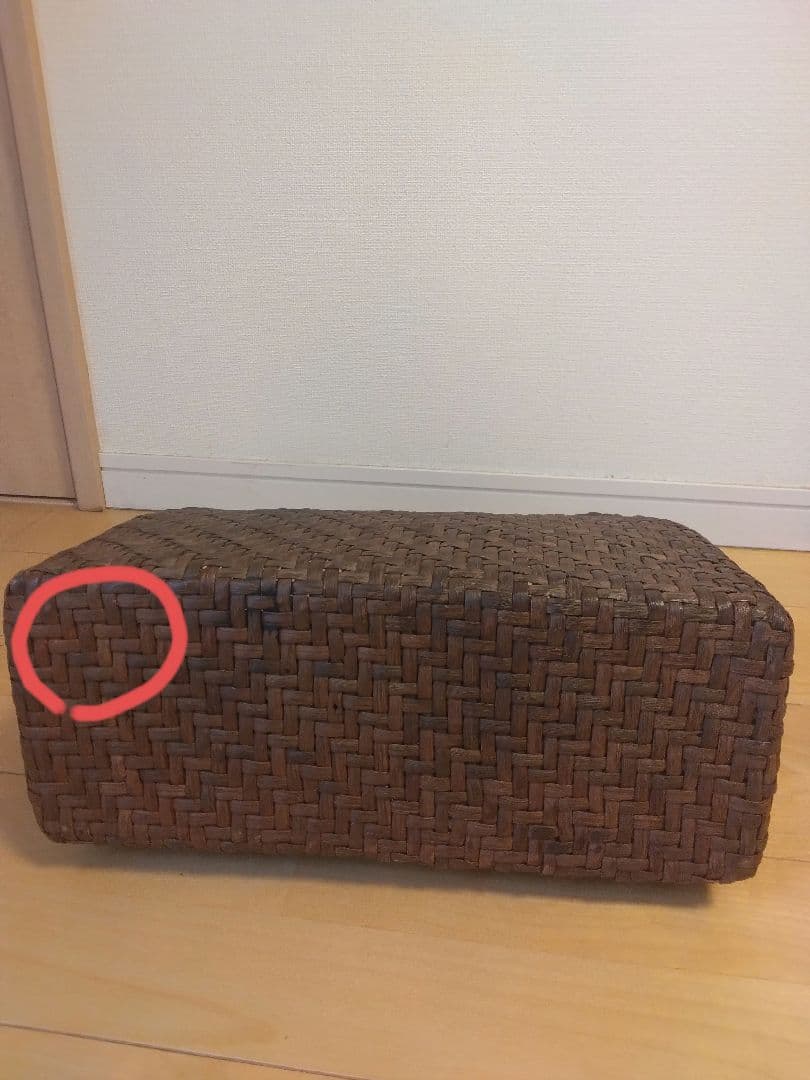 【商品】国産　山ぶどう手提げかご