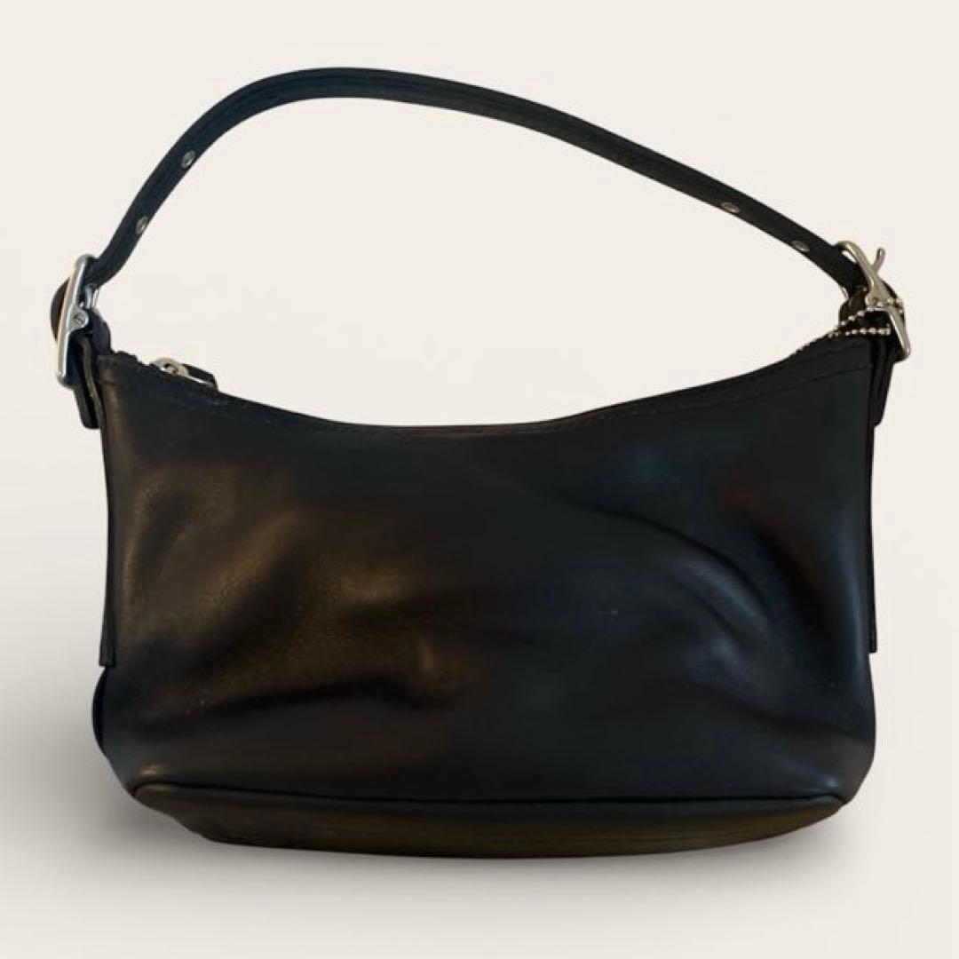 COACH コーチ ワンショルダーバッグ 黒 レザー 本革 ブラック