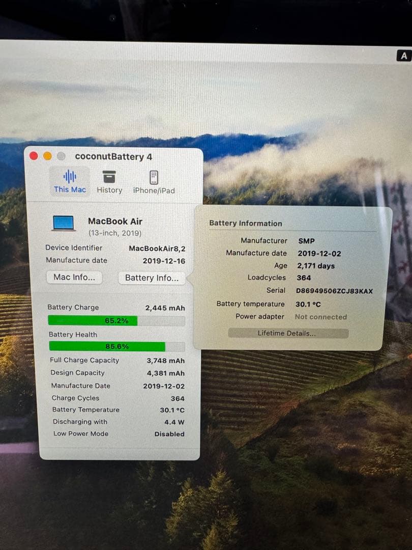 MacBook Air 13インチ ゴールド 256GB