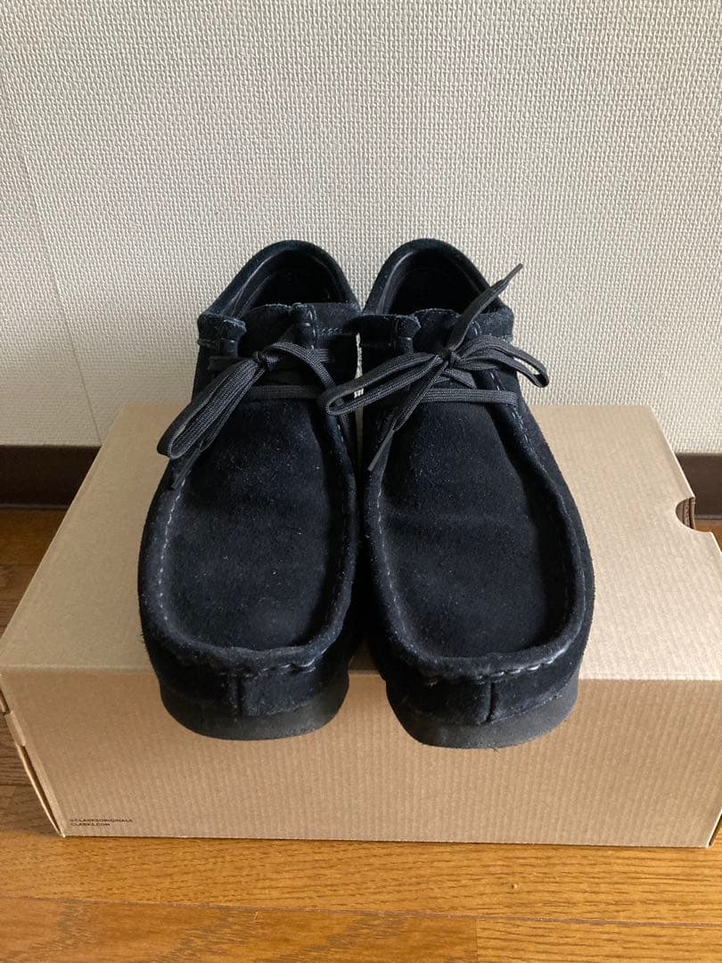 クラークス　clarks wallabee gtx black suede