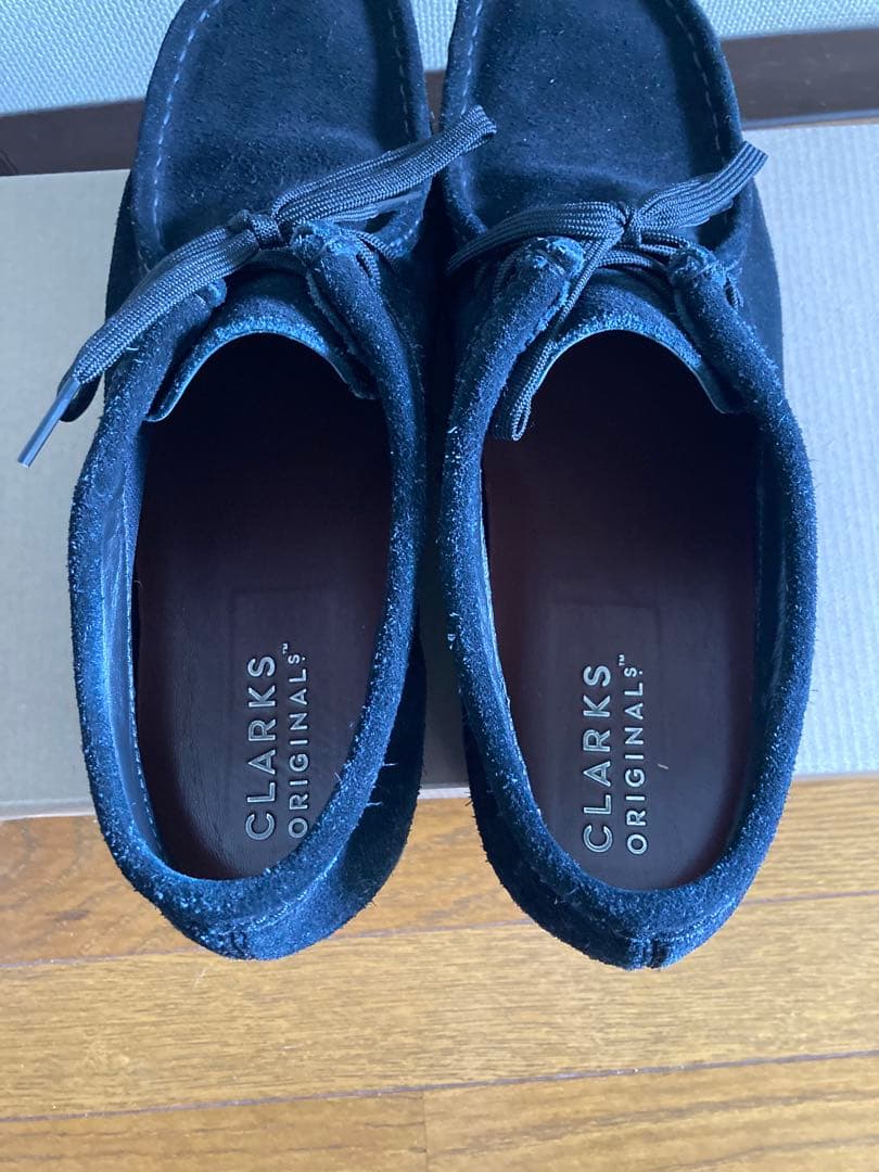 クラークス　clarks wallabee gtx black suede