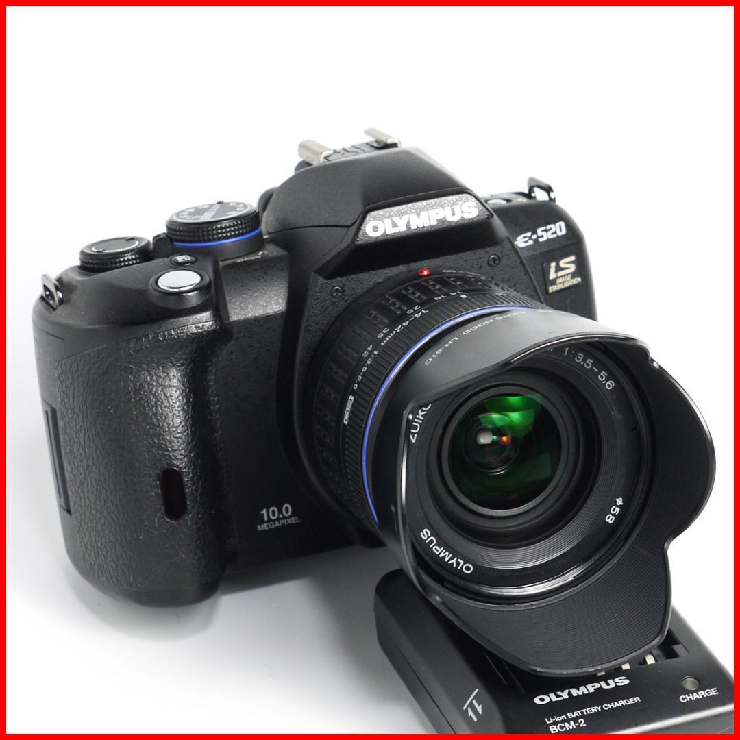 良上品 オリンパス E-520 ボディ 14-42mmレンズセット