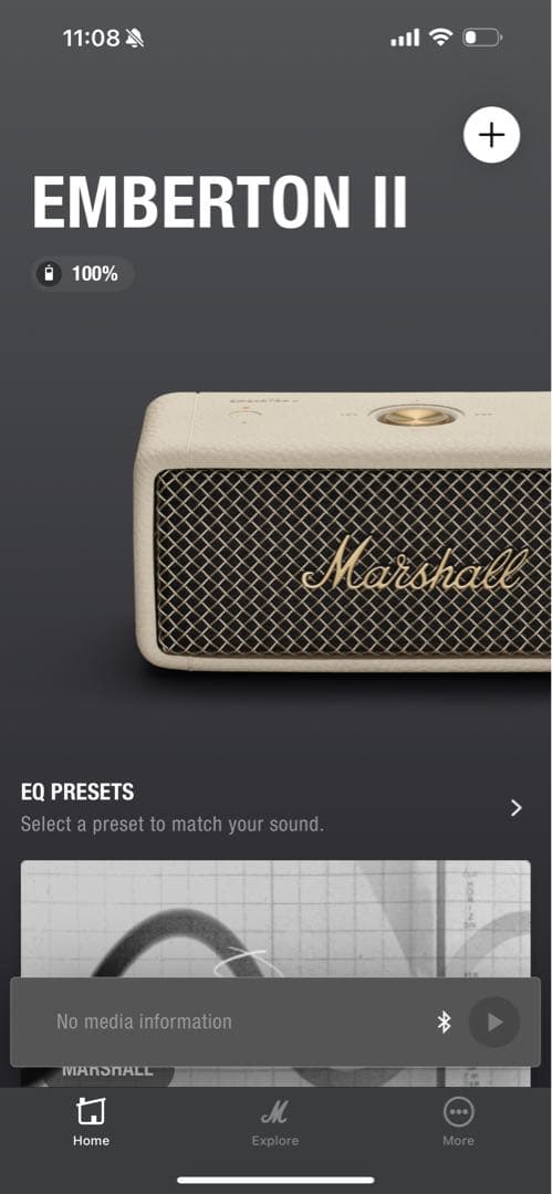 【美品】正規品　marshall EMBERTON II 動作良好