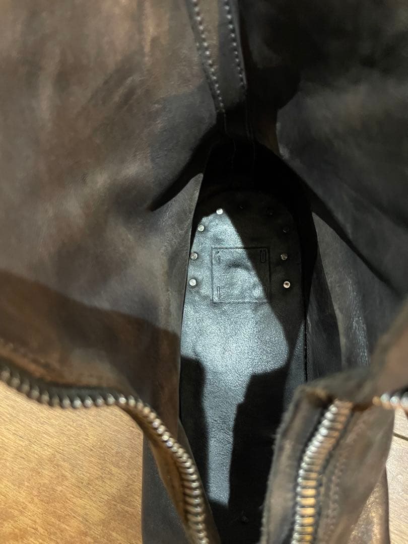 GUIDI PL1 フロントジップ　馬革 サイズ43