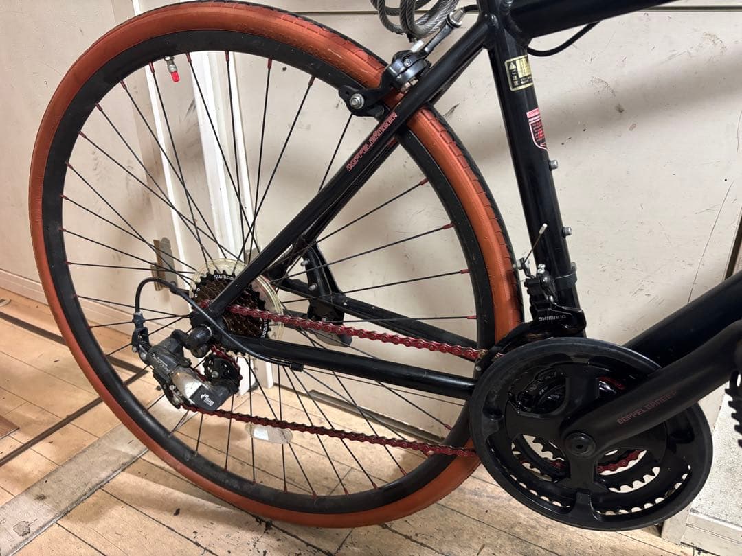 ドッペルギャンガー　クロスバイク ブラック✖︎レッド